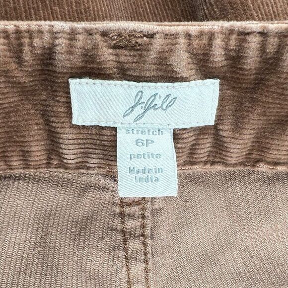 J. Jill Women's Size 6 Brown Stretch Corduroy Pants - Picture 8 of 10